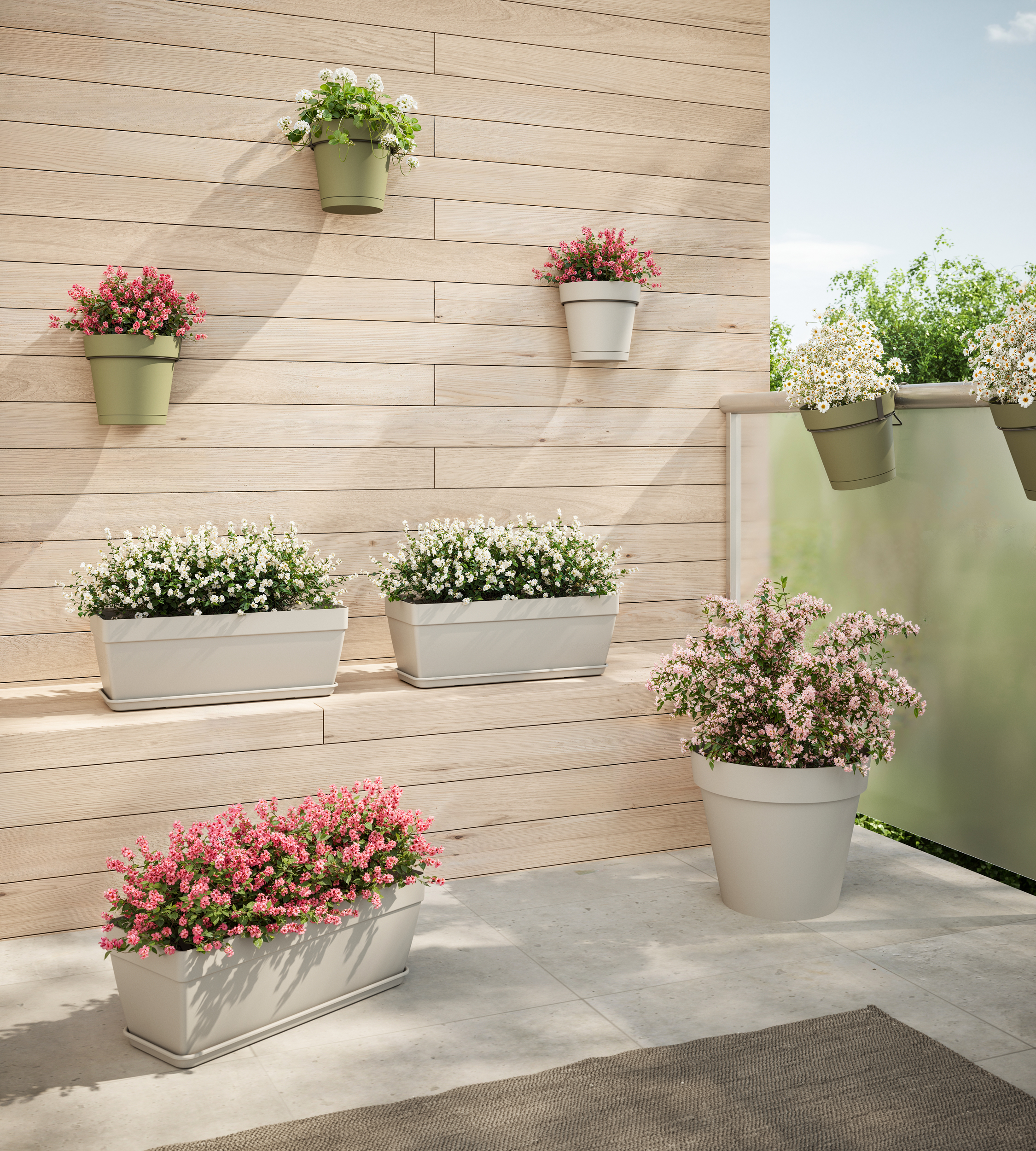 Capri Balcony Pot Water Reserve Kit